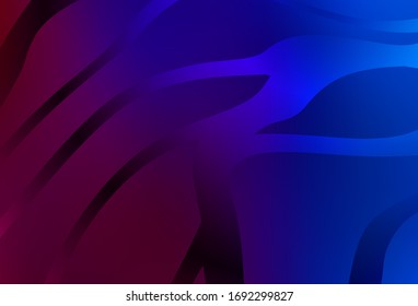 Planta borrosa de vector rojo, azul oscuro. Una elegante ilustración brillante con gradiente. Nuevo estilo para el diseño de su negocio.