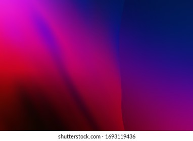 Dark Blue, Red vector blurred shine abstract template. Abstract colorful illustration with gradient. New way of your design.