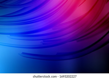 Azul oscuro, fondo borroso vectorial rojo. Una ilustración de color completamente nueva en un estilo borroso. Diseño completamente nuevo para su negocio.