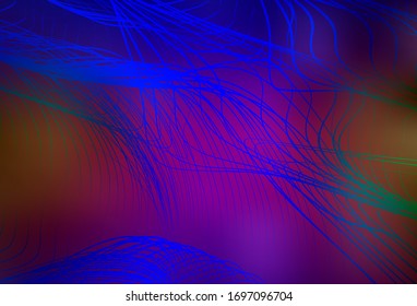 Dark Blue, Red vector blurred pattern. Colorful abstract illustration with gradient. Smart design for your work.
