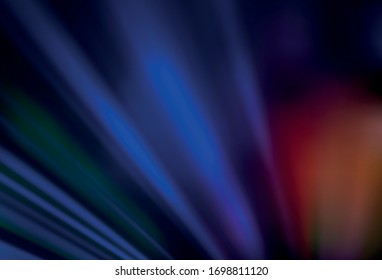 Azul oscuro, vector rojo borroso brillo fondo abstracto. Una elegante ilustración brillante con gradiente. Nuevo diseño para su negocio.