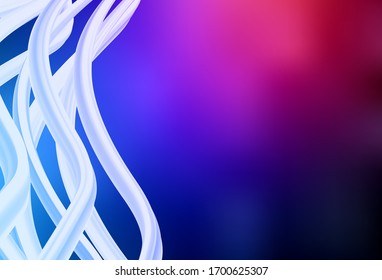 Dark Blue, Red vector blurred bright pattern. Colorful illustration in abstract style with gradient. New way of your design.