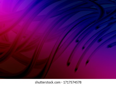 Dark Blue, Red vector blurred shine abstract background. A completely new colored illustration in blur style. Elegant background for a brand book.