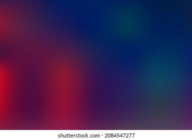 Dark Blue, Red vector blurred bright template. Glitter abstract illustration with an elegant design. Elegant cover for a brand book.