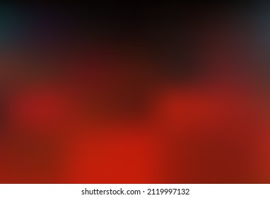Dunkelblau, rote Vektorgrafik, unscharfer und farbiger Hintergrund. Eine komplett neue Farbgrafik im Bokeh-Stil. Elegantes Cover für ein Markenbuch.