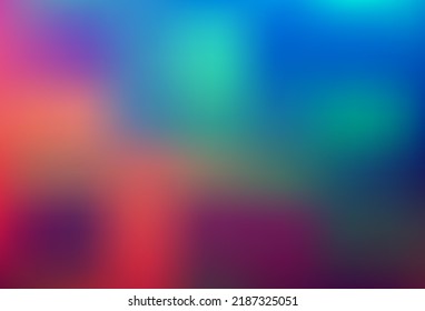 Azul oscuro, rojo vector borroso y plantilla de color. Ilustración colorida en estilo abstracto con gradiente. Nuevo diseño para su negocio.