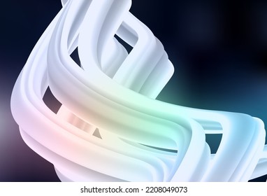 Azul oscuro, vector rojo borroso patrón brillante. Ilustración abstracta moderna con gradiente. Diseño completamente nuevo para su negocio.