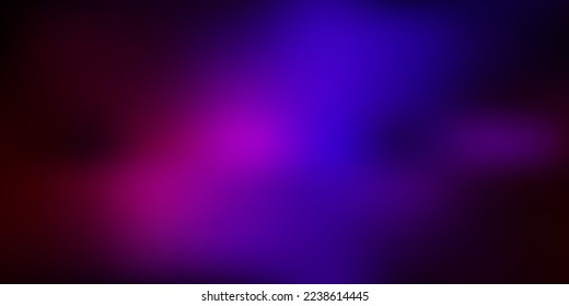 Dark blue, red vector blurred backdrop. Colorful abstract illustration with blur gradient. Modern design for your apps.