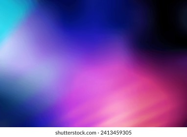 Azul oscuro, vector rojo borroso patrón brillante. Ilustración abstracta colorida con gradiente. Marco elegante para un libro de marca.