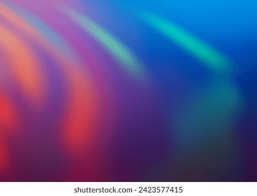 Dark Blue, Red vector blurred bright background. Colorful illustration in abstract style with gradient. The best blurred design for your business.