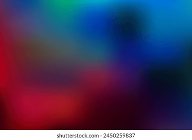 Dark Blue, Red vector blurred bright template. Colorful abstract illustration with gradient. Elegant cover for a brand book.