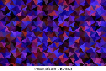 Dark Blue, Red vector blurred background. Creative illustration in halftone arched style with gradient. Brand-new style for your business design.