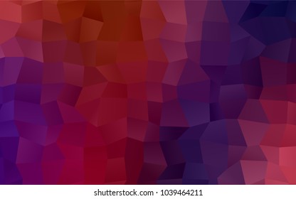 Dark Blue, Red vector blurry rectangular background. Geometric background in square style with gradient. The pattern can be used for brand-new background.