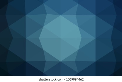 Dark Blue, Red vector blurry triangle template. Glitter abstract illustration with an elegant design. The best triangular design for your business.