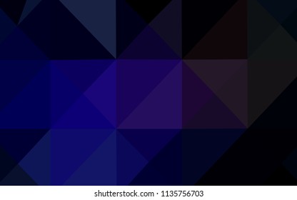 Dark Blue, Red vector blurry triangle template. Creative geometric illustration in Origami style with gradient. A completely new design for your business.