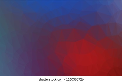 Dark Blue, Red vector blurry hexagon texture. An elegant bright illustration with gradient. A completely new design for your business.