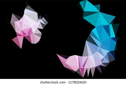 Dark Blue, Red vector blurry   template. An elegant bright illustration with gradient. A completely new template for your business design.