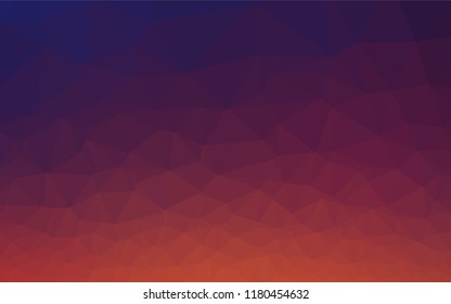 Dark Blue, Red vector blurry hexagon texture. Creative illustration in halftone style with gradient. The completely new template can be used for your brand book.