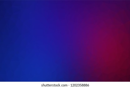 Dark Blue, Red vector blurry hexagon texture. Modern geometrical abstract illustration with gradient. A new texture for your design.