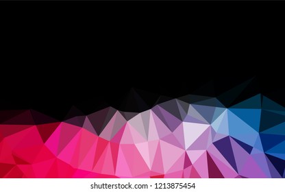 Dark Blue, Red vector blurry hexagon texture. Modern geometrical abstract illustration with gradient. The completely new template can be used for your brand book.
