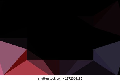 Dark Blue, Red vector blurry hexagon texture. Colorful abstract illustration with gradient. The template can be used as a background for cell phones.