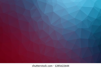 Dark Blue, Red vector blurry triangle texture. Colorful illustration in abstract style with gradient. New texture for your design.