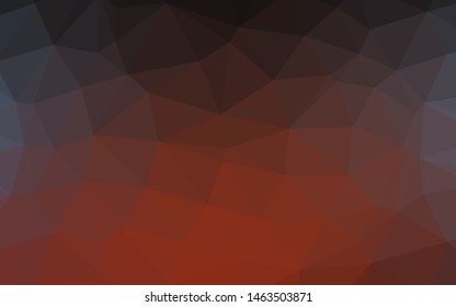 Dark Blue, Red vector blurry triangle template. A sample with polygonal shapes. Textured pattern for background.