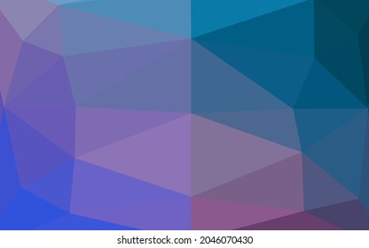 Dark Blue, Red vector blurry triangle texture. Colorful illustration in abstract style with gradient. Template for your brand book.