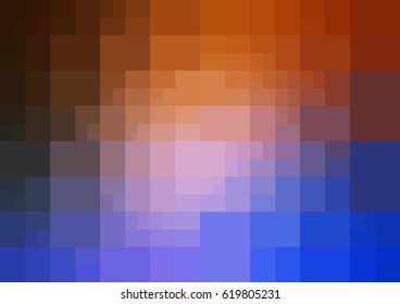 Dark blue, red vector blurry rectangle background design. Geometric background in Origami style with gradient. 