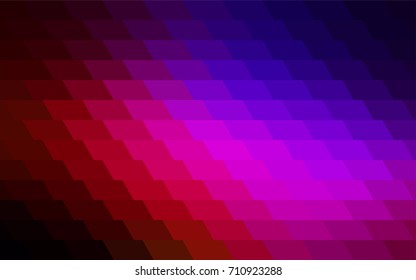 Dark Blue, Red vector blurry rectangular background. Geometric background in square style with gradient. The pattern can be used for brand-new background.