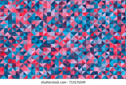 Dark Blue, Red vector blurry triangle background. Modern geometrical abstract illustration with gradient. The textured pattern can be used for background.