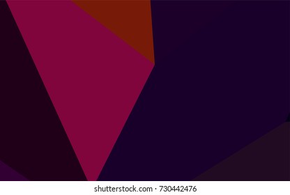 Dark Blue, Red vector blurry triangle pattern. Geometric illustration in Origami style with gradient.  The textured pattern can be used for background.