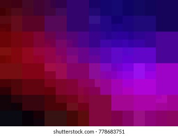 Dark Blue, Red vector blurry rectangle background design. Geometric background in Origami style with gradient. 