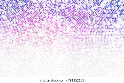 Dark Blue, Red vector blurry rectangular background. Geometric background in square style with gradient. The pattern can be used for brand-new background.