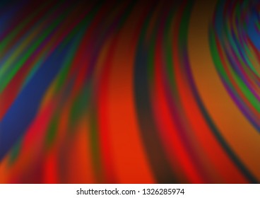 Dark Blue, Red vector bokeh and colorful pattern. An elegant bright illustration with gradient. Brand new design for your business.