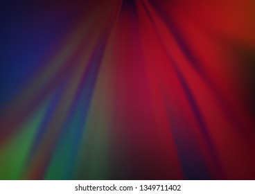 Dark Blue, Red vector bokeh template. An elegant bright illustration with gradient. A new texture for your design.