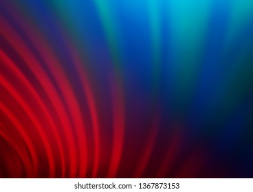 Dark Blue, Red vector bokeh template. Shining colorful illustration in a Brand new style. A completely new template for your design.