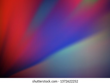 Dark Blue, Red vector bokeh and colorful pattern. Glitter abstract illustration with an elegant design. The template can be used for your brand book.