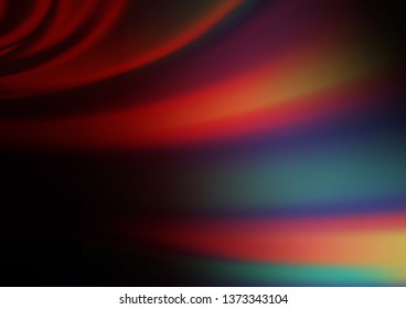 Dark Blue, Red vector bokeh and colorful pattern. Colorful illustration in blurry style with gradient. The background for your creative designs.