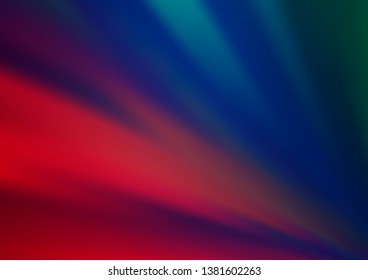 Dark Blue, Red vector bokeh pattern. A completely new color illustration in a bokeh style. The template can be used for your brand book.