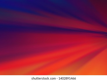 Dark Blue, Red vector bokeh and colorful pattern. Colorful abstract illustration with gradient. The elegant pattern for brand book.