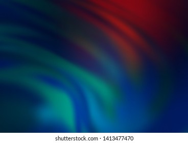 Dark Blue, Red vector bokeh pattern. Colorful illustration in abstract style with gradient. The best blurred design for your business.