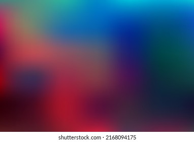 Dark Blue, Red vector bokeh pattern. Colorful abstract illustration with gradient. Brand new design for your business.