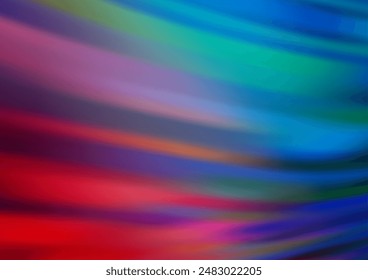 Dark Blue, Red vector bokeh template. Glitter abstract illustration with an elegant design. The background for your creative designs.