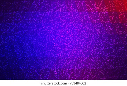 Dark Blue, Red vector christmas polygon background. Low poly Illustration consisting of triangles with snowflakes. Texture background of New Year celebration.