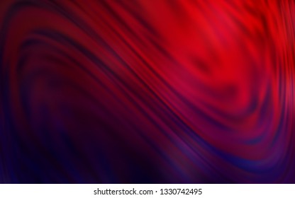 Dark Blue, Red vector colorful blur backdrop. Shining colored illustration in smart style. New style design for your brand book.