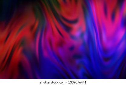Dark Blue, Red vector colorful abstract background. New colored illustration in blur style with gradient. New style design for your brand book.