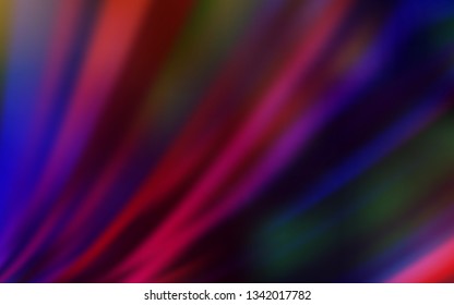 Dark Blue, Red vector colorful abstract texture. Glitter abstract illustration with gradient design. New style for your business design.