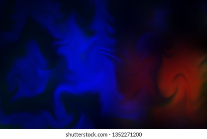Dark Blue, Red vector colorful abstract texture. A completely new colored illustration in blur style. Completely new design for your business.