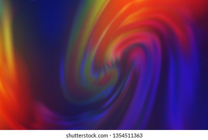 Dark Blue, Red vector colorful blur background. Glitter abstract illustration with gradient design. Blurred design for your web site.